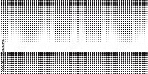 Light Gray vector modern geometrical circle abstract background. Dotted texture template. Geometric pattern in halftone style with gradient.
