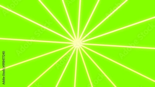 Vibrant Pink Neon Light Rays Radiating from Center