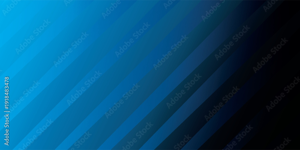 Fototapeta premium Abstract Blue and Black Geometric Pixelated Gradient Background.