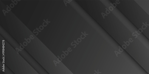 Abstract Dark Gray Diagonal Stripes Background with Subtle Shadows.