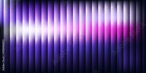 This abstract background features a mesmerizing gradient of purple, pink, and blue hues, creating a vibrant and dynamic visual effect. The stripes pattern adds texture and  