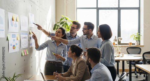 business people working in office