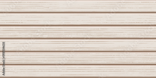 Wood plank wall, horizontal slats, wood texture vector design