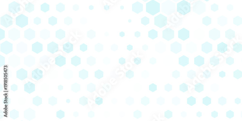 Health care abstract hexagon background. Light blue green medical wallpaper template. Clean geometric backdrop for clinic banner, innovation concept, science banner, medicine business poster. Vector