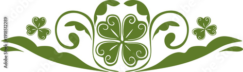 St. Patrick’s Day Shamrock Floral Ornament