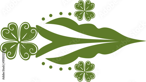 St. Patrick’s Day Shamrock Floral Ornament