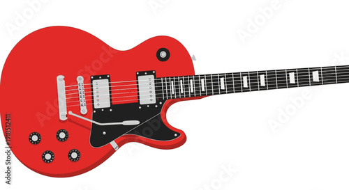 Electric Guitar Side View