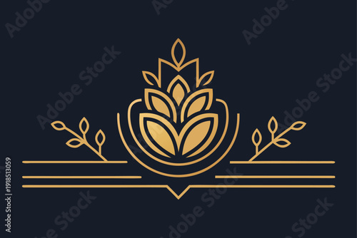 Beautiful line art ornaments with charming floral details and graceful curves, a versatile vector design set.