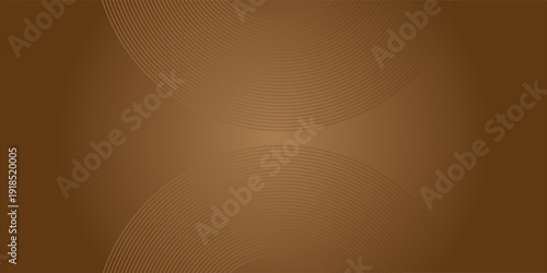 Warm Abstract Circular Pattern With Concentric Rings On Brown Gradient Background