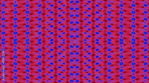 Close-up of textured red and blue patterned surface for design backgrounds