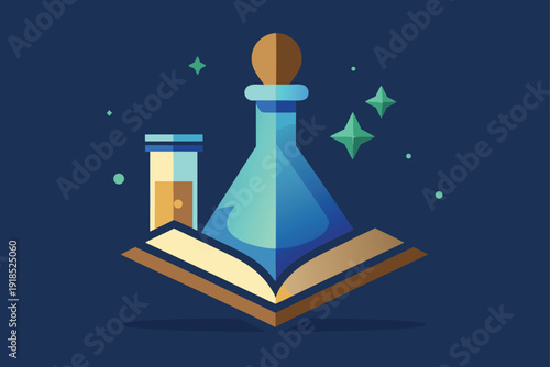 Magical Potion and Spellbook Icon Pack: Witchcraft and Alchemy Symbols for Enchanted Design