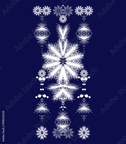 Set of decorative elements, floral border ornaments, rosettes, textures