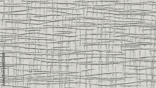 Abstract Textured Background - Gray and White Woven Pattern