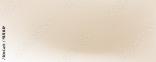 Smooth beige gradient background. Soft neutral liquid wallpaper. Universal nude color texture for banner, flyer, presentation. Abstract blurred backdrop cover. Vector illustration.