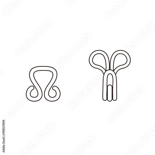 スプリングホック　hook and eye