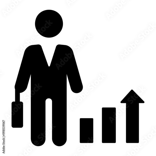 Business man Solid icon