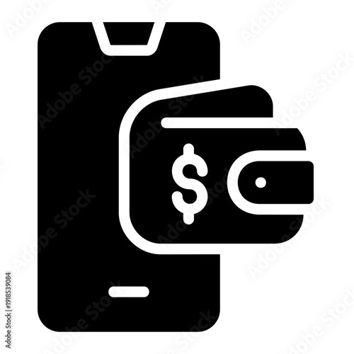 Digital wallet Solid icon