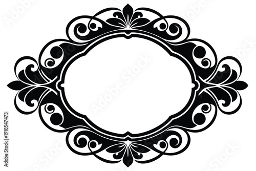 Decorative ornament frames and dividers with classic scroll patterns, adding a touch of sophisticated charm to designs.