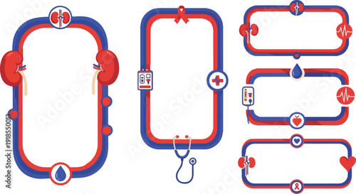 Medical kidney health frames for World Kidney Day 2026 awareness