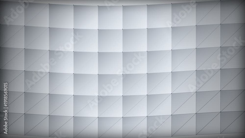 Wallpaper Mural Minimalist White Triangle Pattern Background with Elegant Geometric Dot Wave 4K Seamless Loop Torontodigital.ca