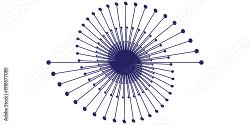 vector firework shapes burst light rays modern illustration