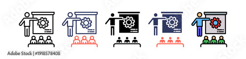 Learning Management multiple icon