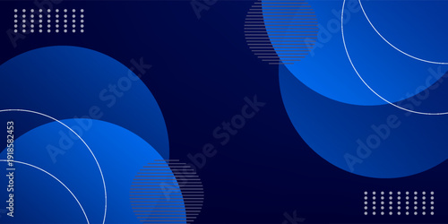 Abstract blue geometric background. Dynamic shapes composition. vector illustration. eps 10