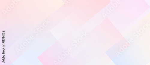 Pastel pink and blue blur backdrop with transparent shapes square. Light gradient vector banner. Background abstract purple sky. Soft blurred light bg. Pastel gradation water cover design