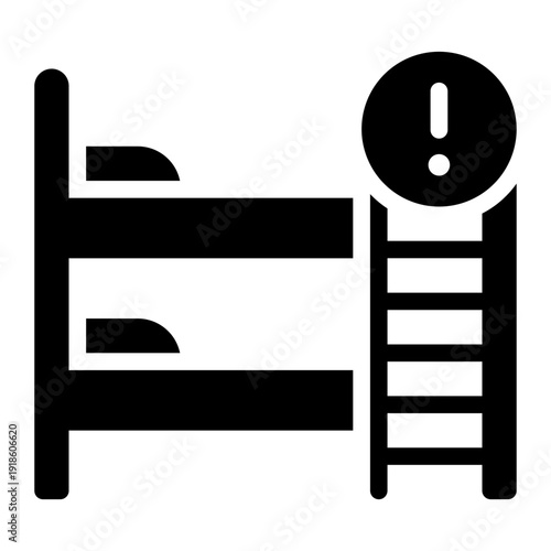 warning glyph icon