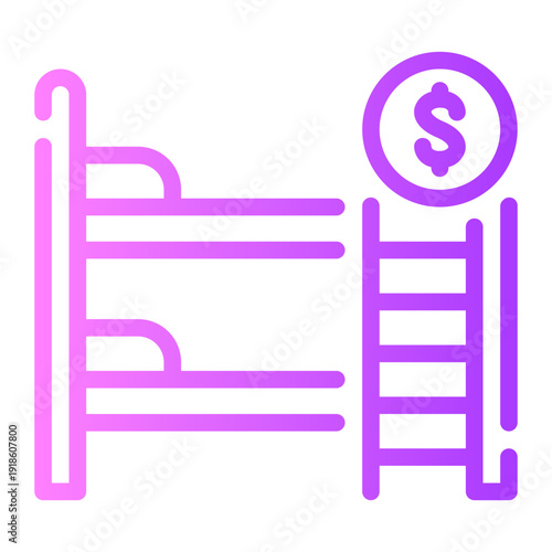 money gradient icon