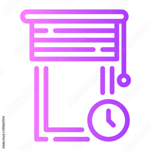 time gradient icon