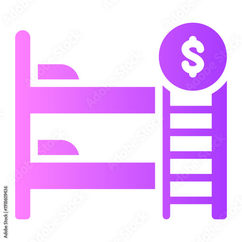 money gradient icon
