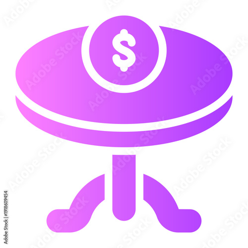 money gradient icon