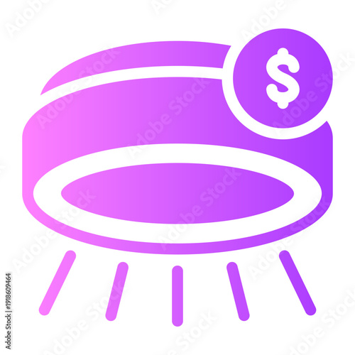 money gradient icon