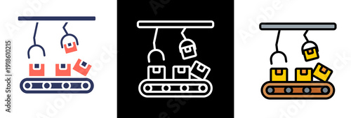 Mass Production triple icon