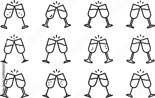 Set of fashion clothing icons with people silhouettes and symbols for sport business and fitness designs