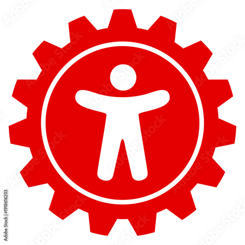 Einstellungen Barrierefreiheit Benutzer Profil Vektor Illustration Icon Set Design Element für App Web transparent PNG Hintergrund