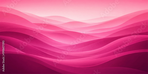 Abstract pink and purple silk waves flowing in a soft luxurious background design