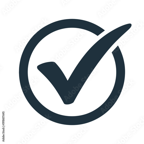 Checkmark icon indicating approval or confirmation