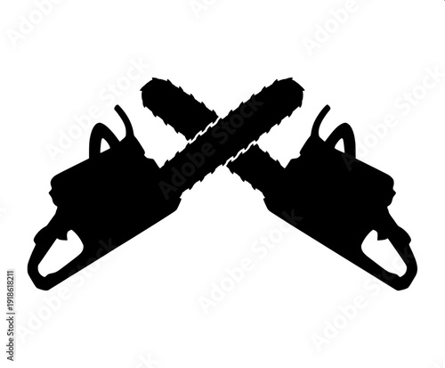 Professional vector silhouette set of woodcutters, chainsaw operation, tree climbing with rope, isolated background