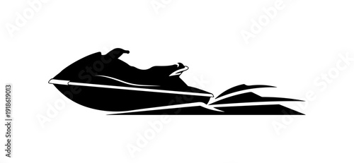 Modern Jet Ski Vector Illustration