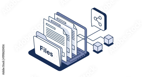 Digital File Management and Sharing System with Folders and Documents.