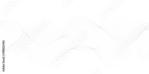 Abstract wave element for design. Digital frequency track equalizer. Stylized line art background. Vector illustration. Wave with lines created using blend tool. Curved wavy line, smooth stripe.. 