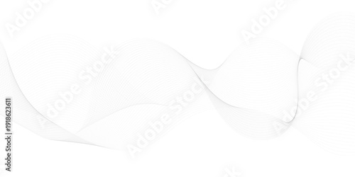 Dynamic flowing wave lines design element. Futuristic technology and sound wave pattern. Modern abstract glowing wave lines. Smooth curved wave lines. 