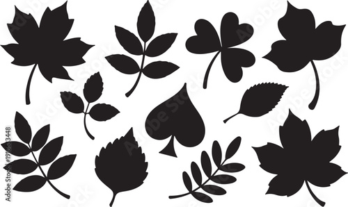 Leaf Lore Silhouette Vector Pack