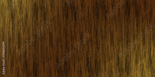 Grunge brown wood bark, seamless distressed scratched 3D illustration realistic panel
