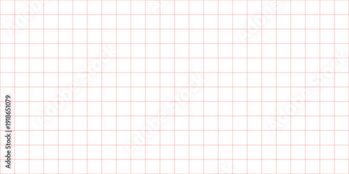Clean Rectangle Grid Notebook Page Vector Illustration with Abstract Line Pattern