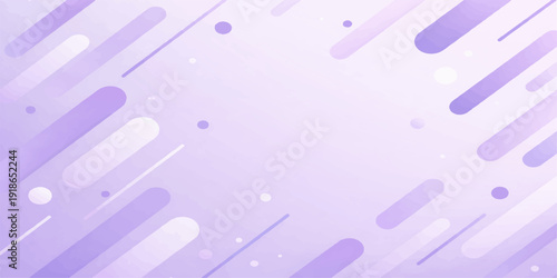 Abstract colorful background featuring purple splashes and a vector illustration of a pink metal paperclip symbol as a business office supply object