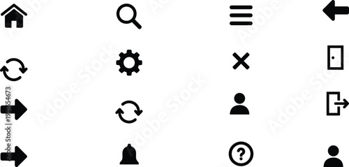 This comprehensive vector icon set features 16 clean, flat glyph symbols dedicated to environmental sustainability and renewable energy. The collection includes essential graphics for solar panels, wi