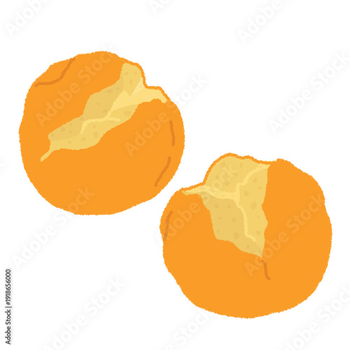 サーターアンダギーのイラスト